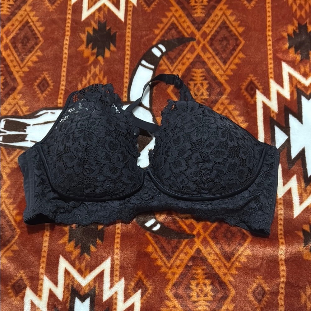 Elegant Black Lace Bra